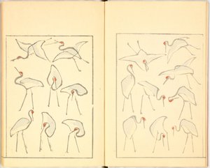 Livro ilustrado de Katsushika Hokusai