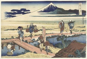 Nakahara na província de Sagami
Soshu Nakahara (título sobre o objecto)
36 vistas do Monte Fuji (título da série)
Fugaku sanjurokkei (título da série sobre o objecto) de Katsushika Hokusai