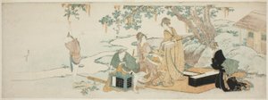 festa piquenique de Katsushika Hokusai
