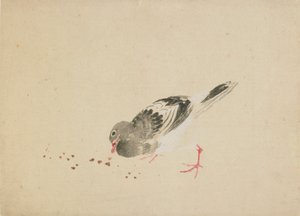 Pombo, final do século 18 e início do século 19. de Katsushika Hokusai