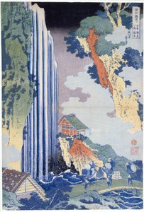 A Cascata de Ono, na Kisokaido de Katsushika Hokusai