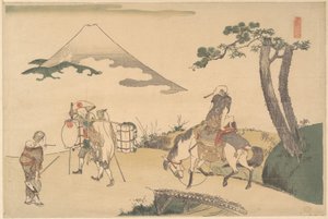O cume do Monte Fuji de Katsushika Hokusai