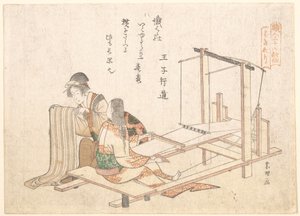 A Fábrica de Tecelagem de Katsushika Hokusai