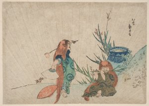 Dois Shōjō de Katsushika Hokusai
