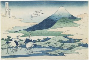 Aldeia de Umezawa na província de Sagami, 1831-1834 de Katsushika Hokusai
