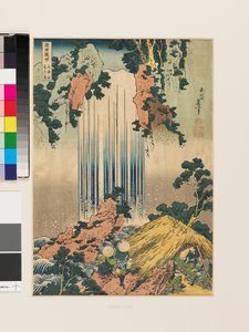 Cascata de Yoro na província de Mino (cópia) de Katsushika Hokusai