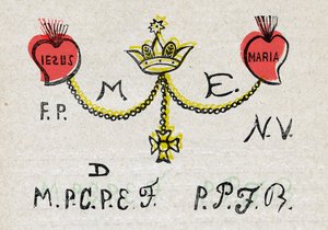 TATUAGEM CORAÇÕES DE JESUS E MARIA