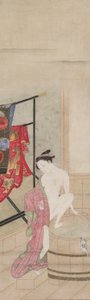 Senhora no banho de Kawamata Tsunemasa