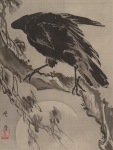 Corvo e a lua, ca. 1887