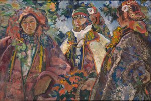 Casamento Hutsul de Kazimierz Sichulski