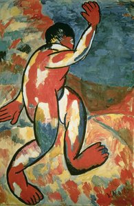 A Bather, 1911 (guache sobre papel)