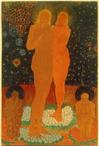Adão e Eva de Kazimir Severinovich Malevich