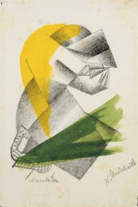 Oração II, c.1913 de Kazimir Severinovich Malevich