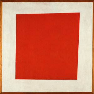 Praça Vermelha (óleo sobre tela) de Kazimir Severinovich Malevich