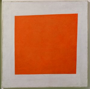 Praça Vermelha. Realismo de Pintura de um Camponês em Duas Dimensões de Kazimir Severinovich Malevich