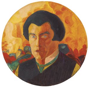 Auto-retrato, 1908-1910 de Kazimir Severinovich Malevich