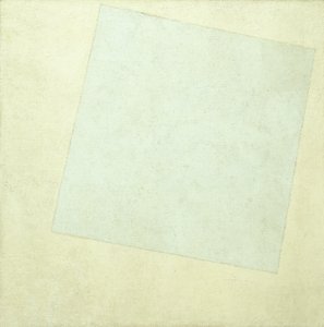 Composição Suprematista. Branco em branco, 1918 de Kazimir Severinovich Malevich