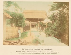 Entrada do templo em Kamakura