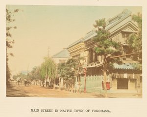 Rua principal na cidade nativa de Yokohama de Kazumasa Ogawa
