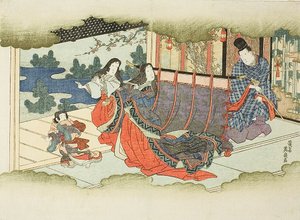 Fugindo do Samurai de Keisai Eisen