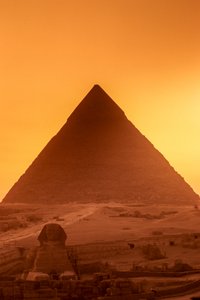 Antigo Reino do Egipto; Pirâmide de Khafre e Esfinge; Gizé; Egipto