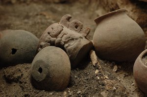 Guatemala; San Bartolo; Murais Maya, Maya, 2002 (foto) de Kenneth Garrett