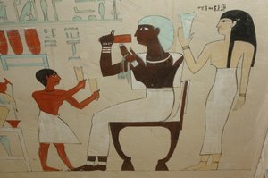 Sarcófago de Ashayt, pormenor, Faraós Negros, Núbios, Egipto, Museu Egípcio, C..., 2007 (foto) de Kenneth Garrett