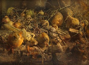 Natureza-Morta com Cebola (óleo sobre tela) de Kenneth Newton