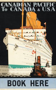 Cartaz de propaganda &39;Canadian Pacific&39;
