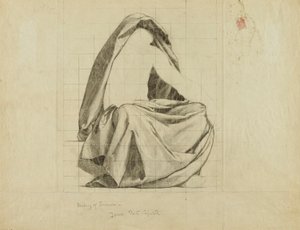 (Rotunda do Capitólio do Estado de Iowa) (Ciência, estudo para o painel) de Kenyon Cox