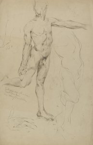 (Sem título) (Estudos de nus masculinos) de Kenyon Cox