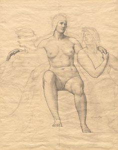 Figuras femininas alegóricas de Kenyon Cox