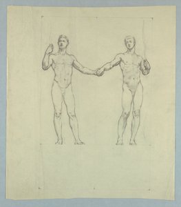 Estudo de figura para o selo do University Club, Nova York de Kenyon Cox
