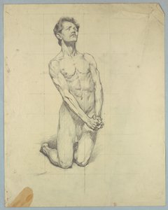 Estudo da Figura para "A Tentação de Santo Antônio" de Kenyon Cox
