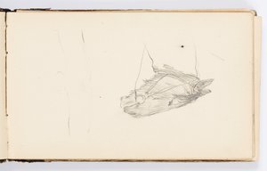 Página do caderno de Kenyon Cox