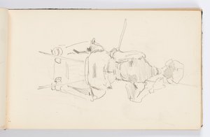Página do Sketchbook: Artista no Trabalho de Kenyon Cox