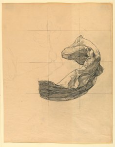 Estudo para "Commerce", "Passing Commerce Pays Tribute to the Port of Cleveland", United States Custom House, Cleveland, OH de Kenyon Cox