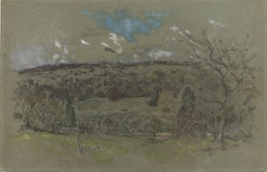 Paisagem montanhosa em cores de Outono de Ker Xavier Roussel