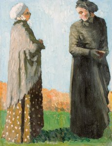 Camponeses no vestido de domingo, 1890
