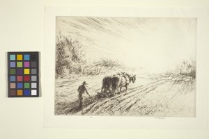 Arado precoce (Primavera) (gravura)