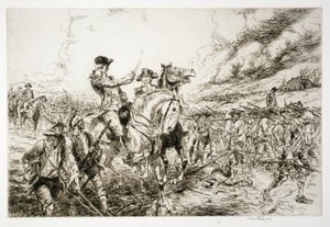 George Washington em Valley Forge de Kerr Eby