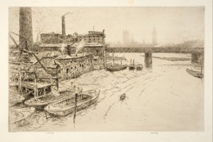 Hungerford Bridge, Londres de Kerr Eby