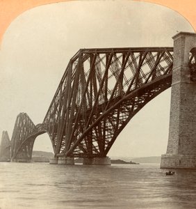 Adiante ponte, Escócia, 1897. de Keystone View Company
