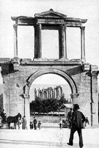 O templo de Zeus, Olímpia, Grécia, 1922. de Keystone View Company