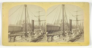 Vista de T Wharf, Boston, Massachusetts, 185575. Criadores: Irmãos Kilburn, BW Kilburn.