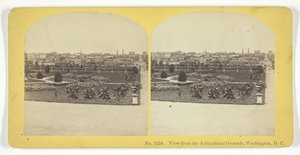 Vista de Agricultural Grounds, Washington, D.C., 185575. Criadores: Irmãos Kilburn, BW Kilburn. de Kilburn Brothers, BW Kilburn