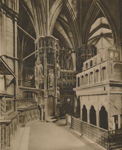 "O Santuário de Eduardo, o Confessor Atrás do Altar Superior", c1935.