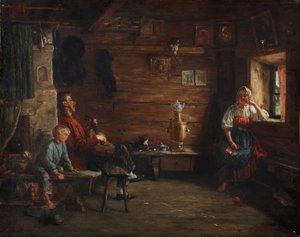 Idílio da família de Kirill Vikentievich Lemoch