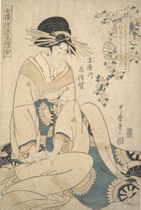 Uma Courtesan, 1807. de Kitagawa Utamaro