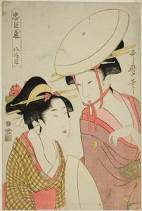 Ato VIII (Hachidanme), da série "The Treasury of Loyal Retainers (Chushingura)" de Kitagawa Utamaro